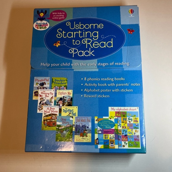 The Usborne Start to Read Pack 8 Reading Books w/Poster & New Activity Book - Picture 1 of 5